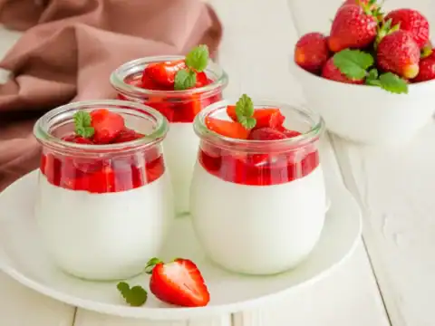 panna cotta fruits rouges