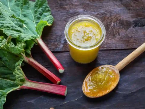 Confiture de Rhubarbe Maison