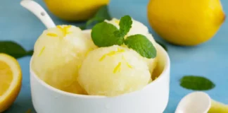 Crème Glacée Maison au Citron