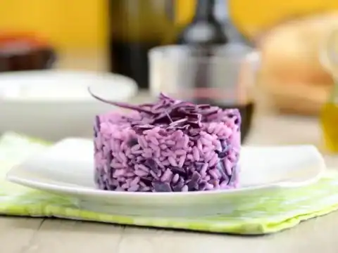 Risotto au Chou Rouge