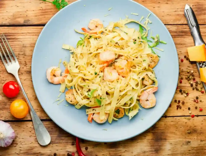 Spaghetti Crevettes Recette Parfaite pour Soirées