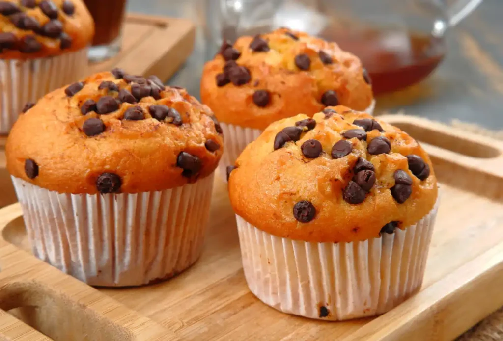 muffins aux pépites de chocolat