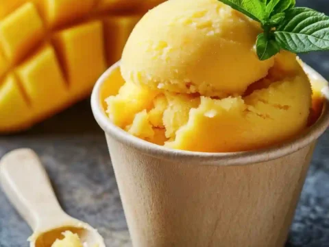 Sorbet mangue au thermomix