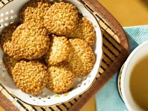Biscuits au sésame fait maison