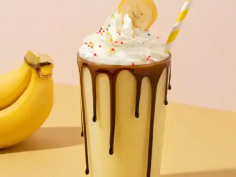 Milk-shake à la Banane et au Chocolat