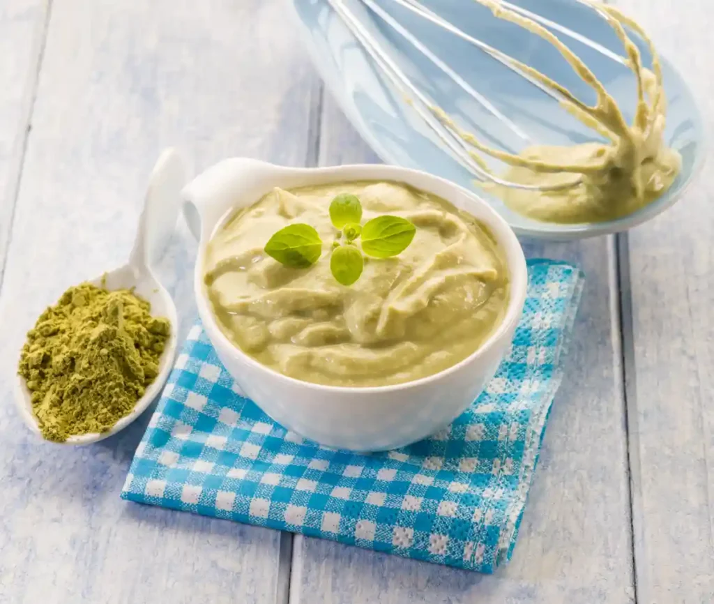 Mousse au Thé Matcha et Ricotta