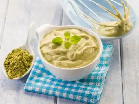 Mousse au Thé Matcha et Ricotta