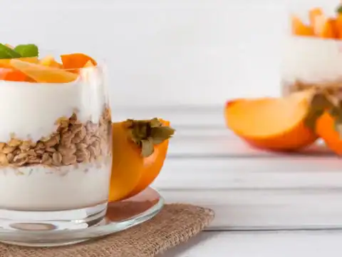 Panna cotta au kaki