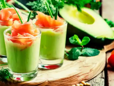 verrine de mousse d’avocats