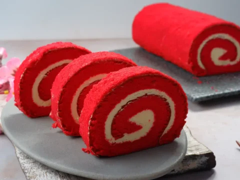 Bûche de Noël Red Velvet