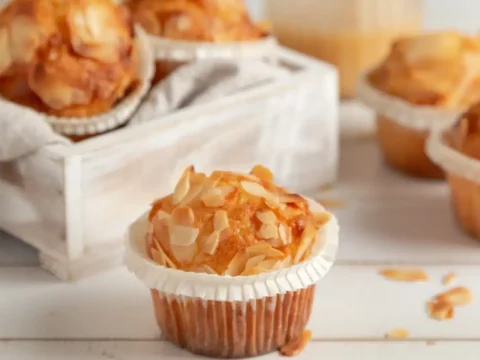 Muffins extra moelleux aux amandes