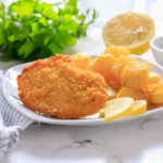 Escalopes de poulet panées au four