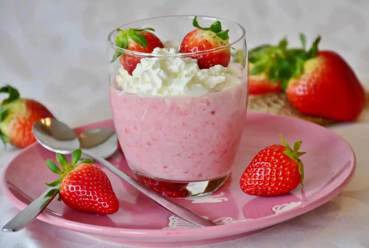 Mousse Crémeuse aux Fraises
