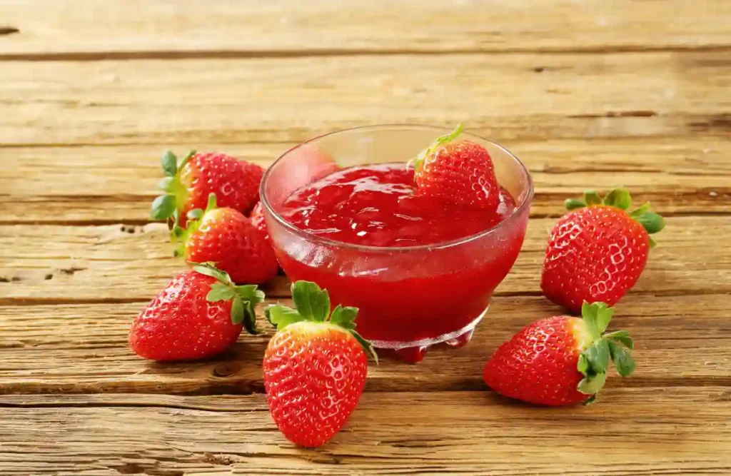 Purée de fraises maison