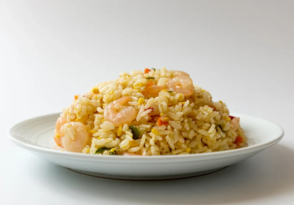 Risotto au parmesan et crevettes