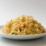 Risotto au parmesan et crevettes