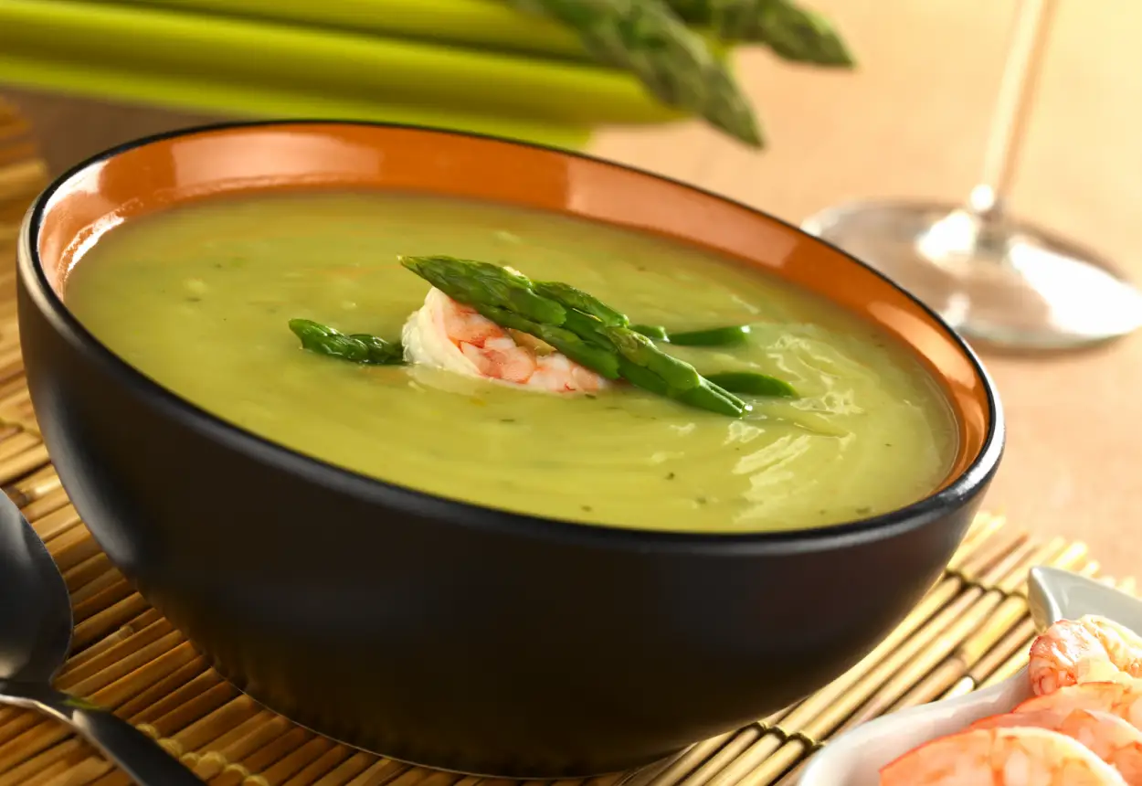 Soupe aux Asperges Maison