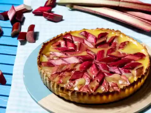 Tarte à la Rhubarbe Traditionnelle