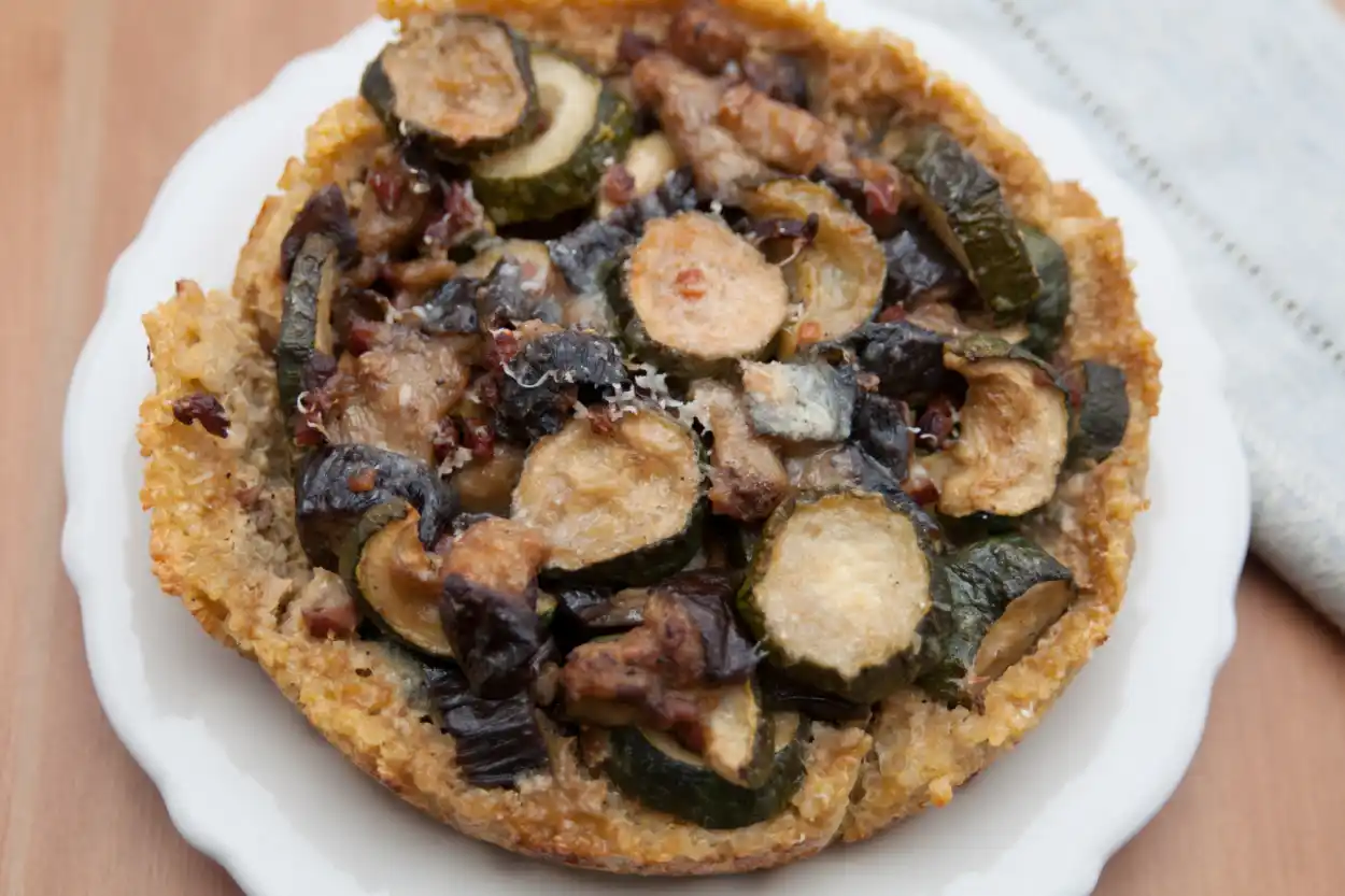 Tarte aubergine courgette