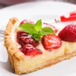Tarte aux fraises avec pâte sablée