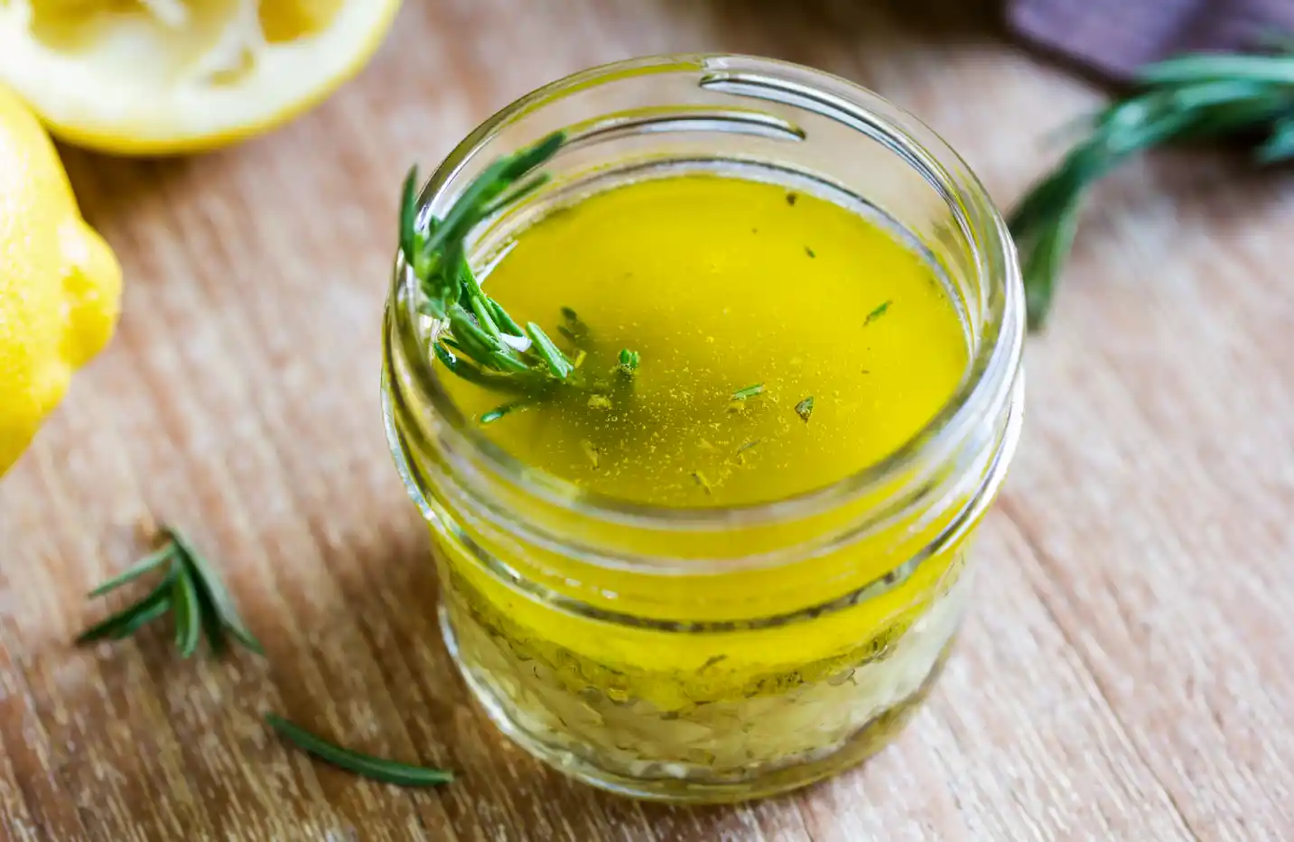 Vinaigrette au romarin ail et citron