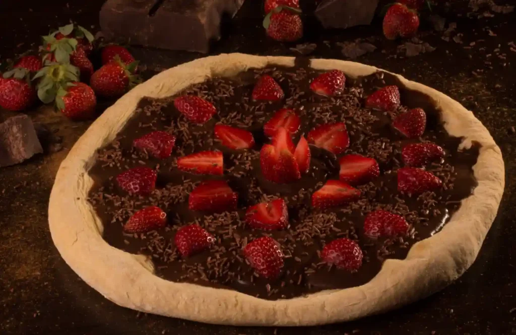 pizza choco-fraises
