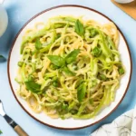 spaghetti aux courgettes ultra simples
