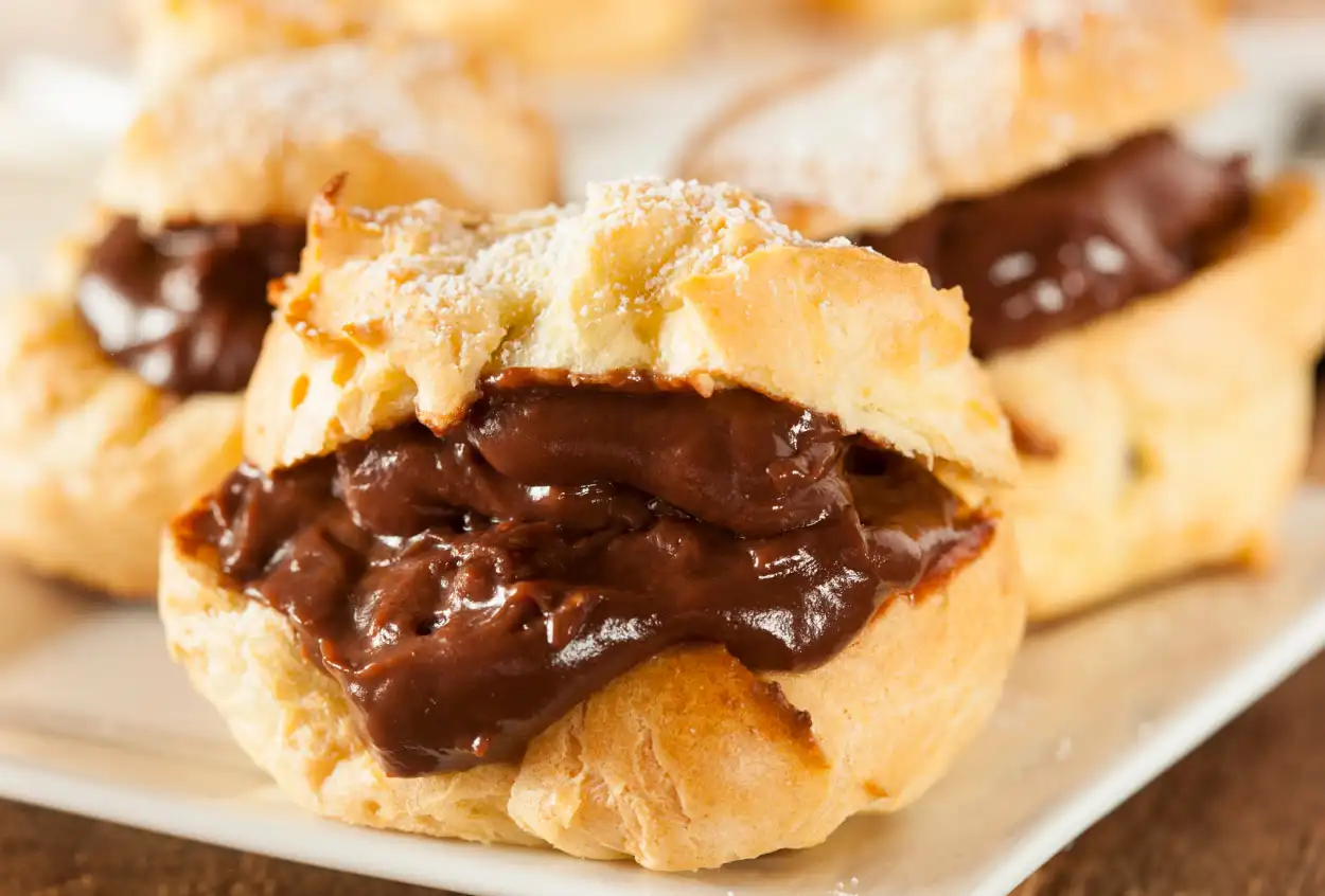 Choux à la crème chocolat