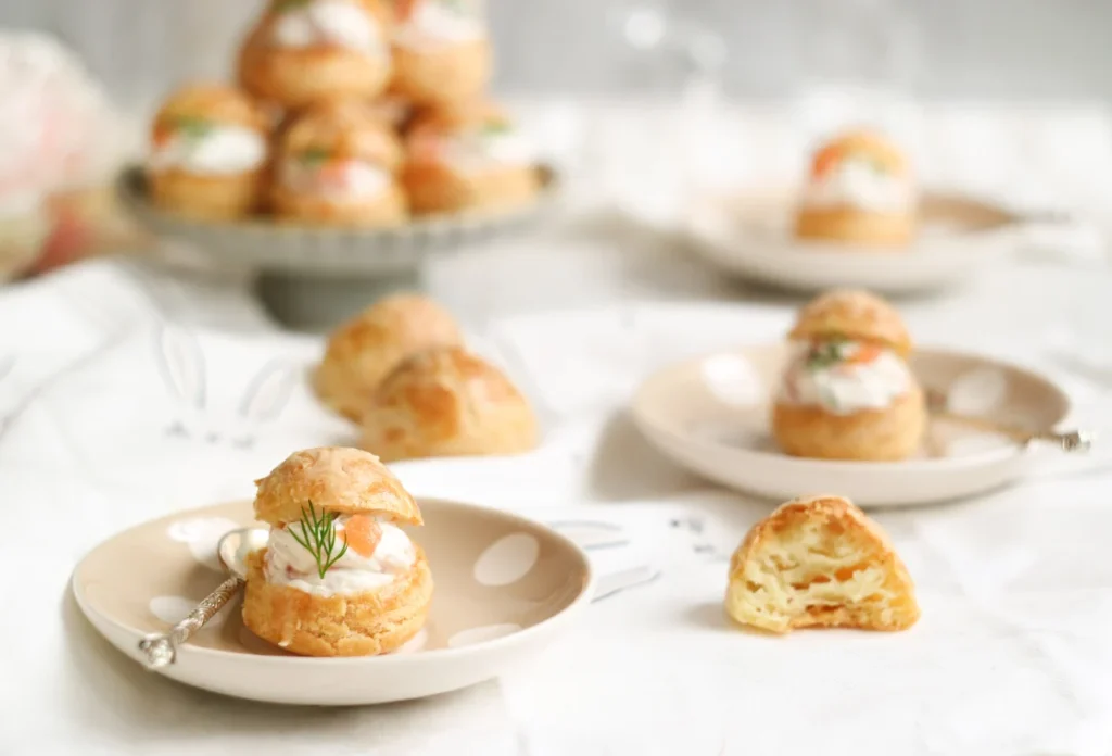 Gougères farcies au fromage