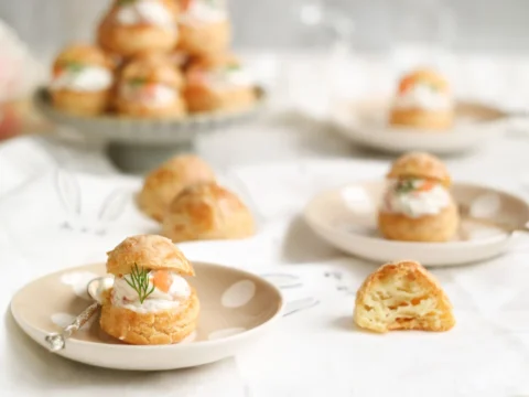 Gougères farcies au fromage