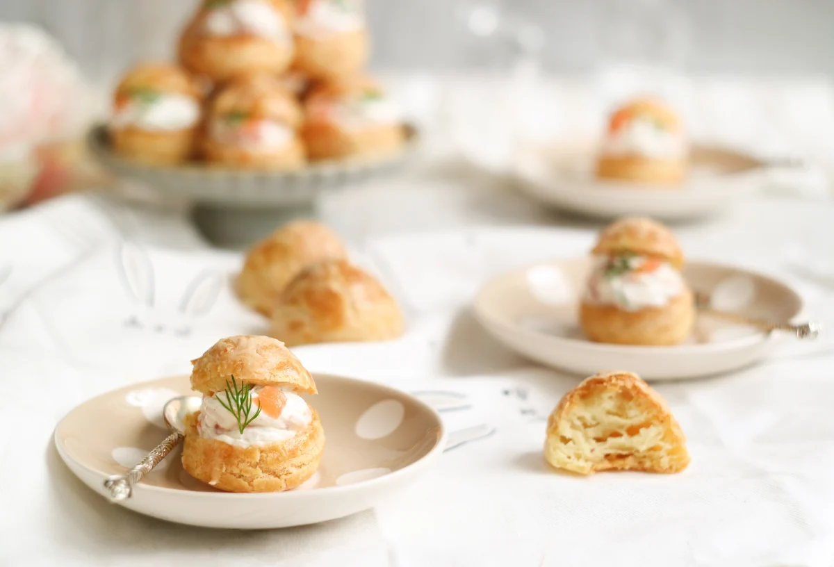 Gougères farcies au fromage