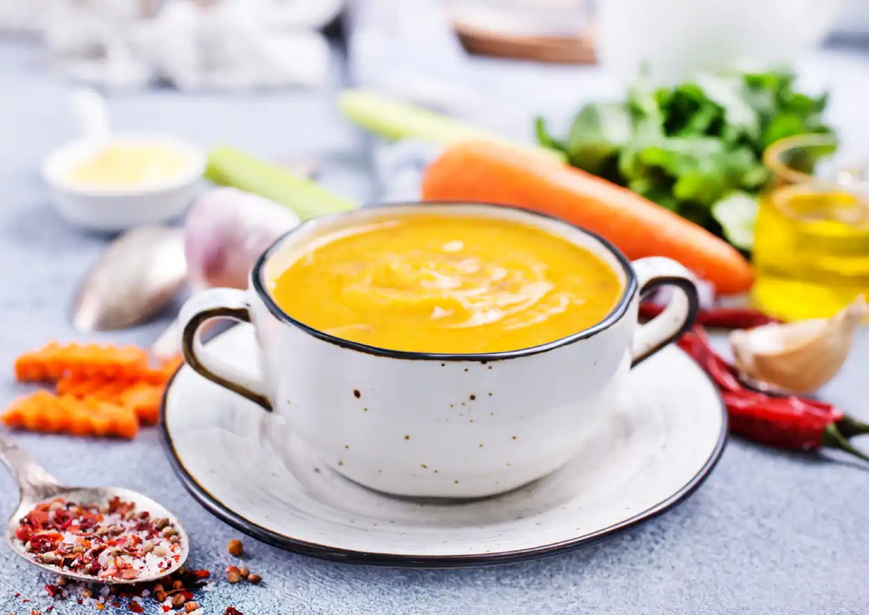 Soupe carottes et pommes de terre au Cookeo