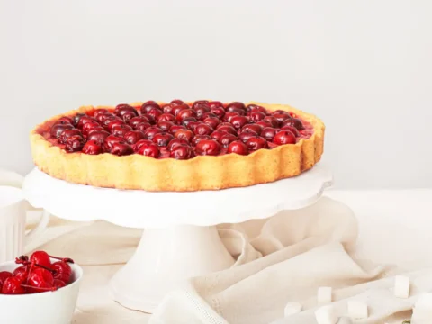 Tarte aux cerises maison