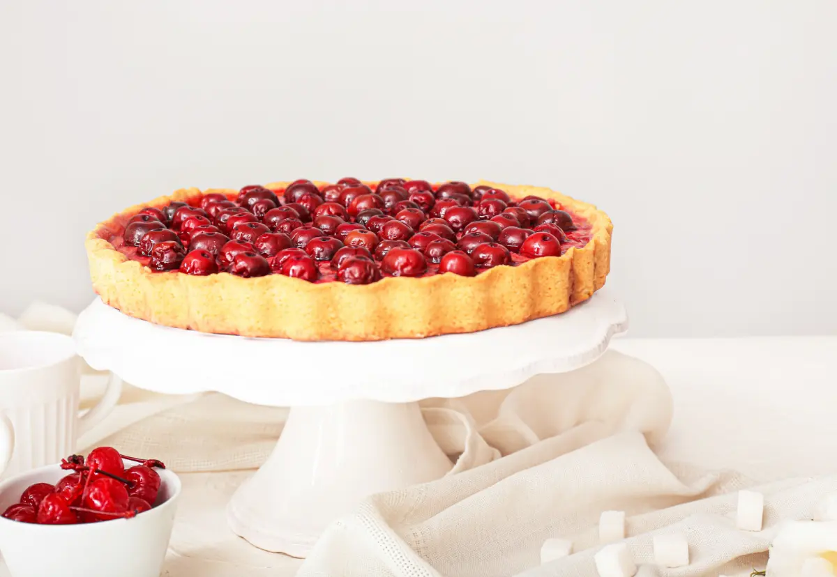 Tarte aux cerises maison