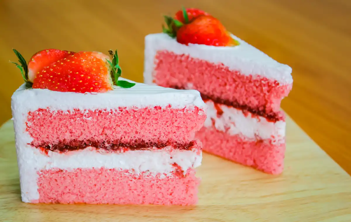 gâteau à la fraise