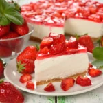 dessert cheesecake aux fraises