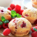 Muffins aux Framboises Fraîches