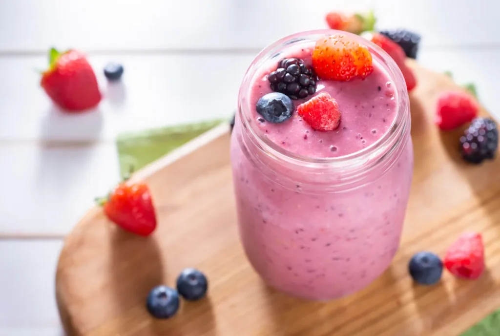 Smoothie Bowl aux Fruits Rouges