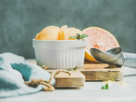 Sorbet au Pamplemousse