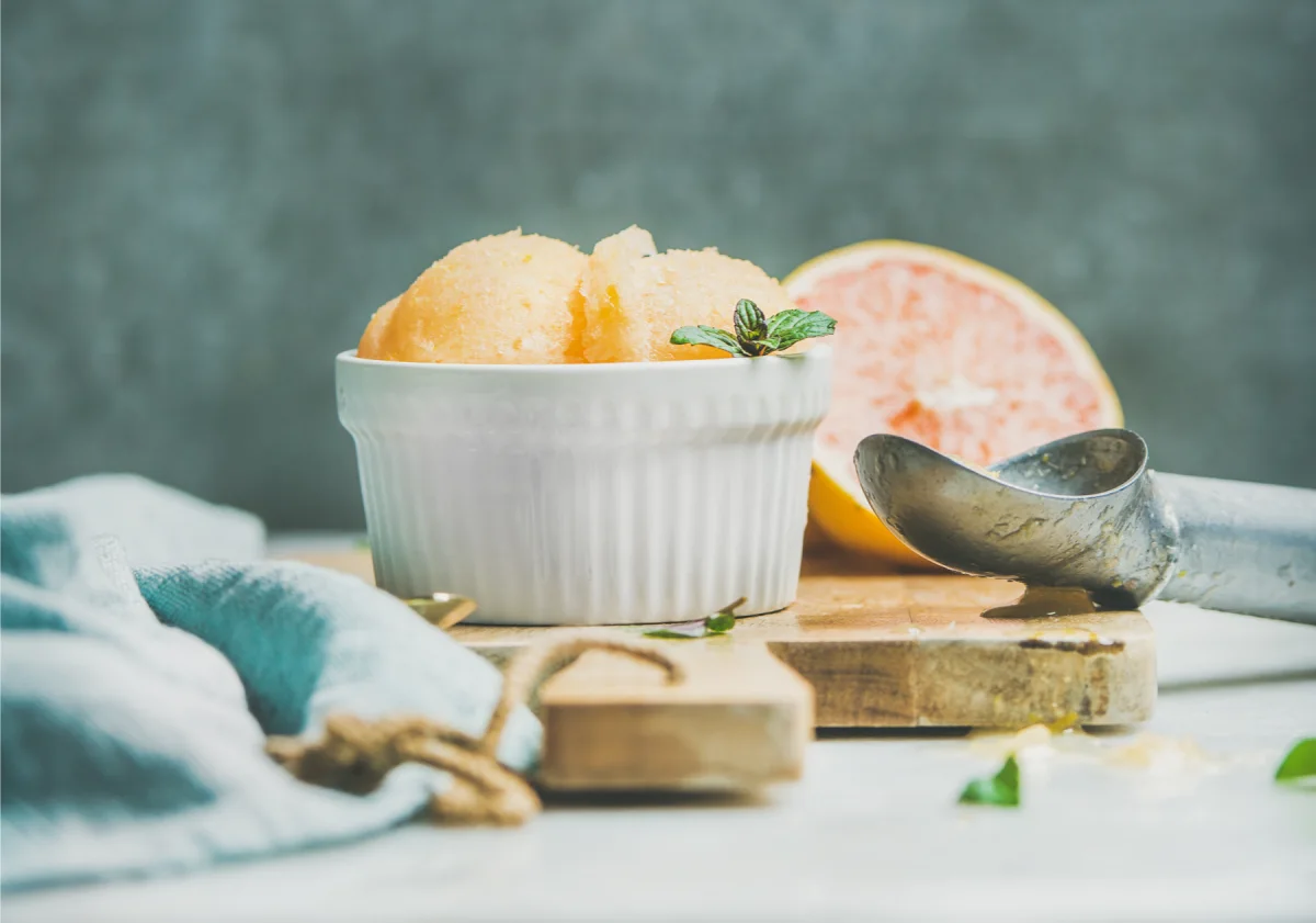 Sorbet au Pamplemousse