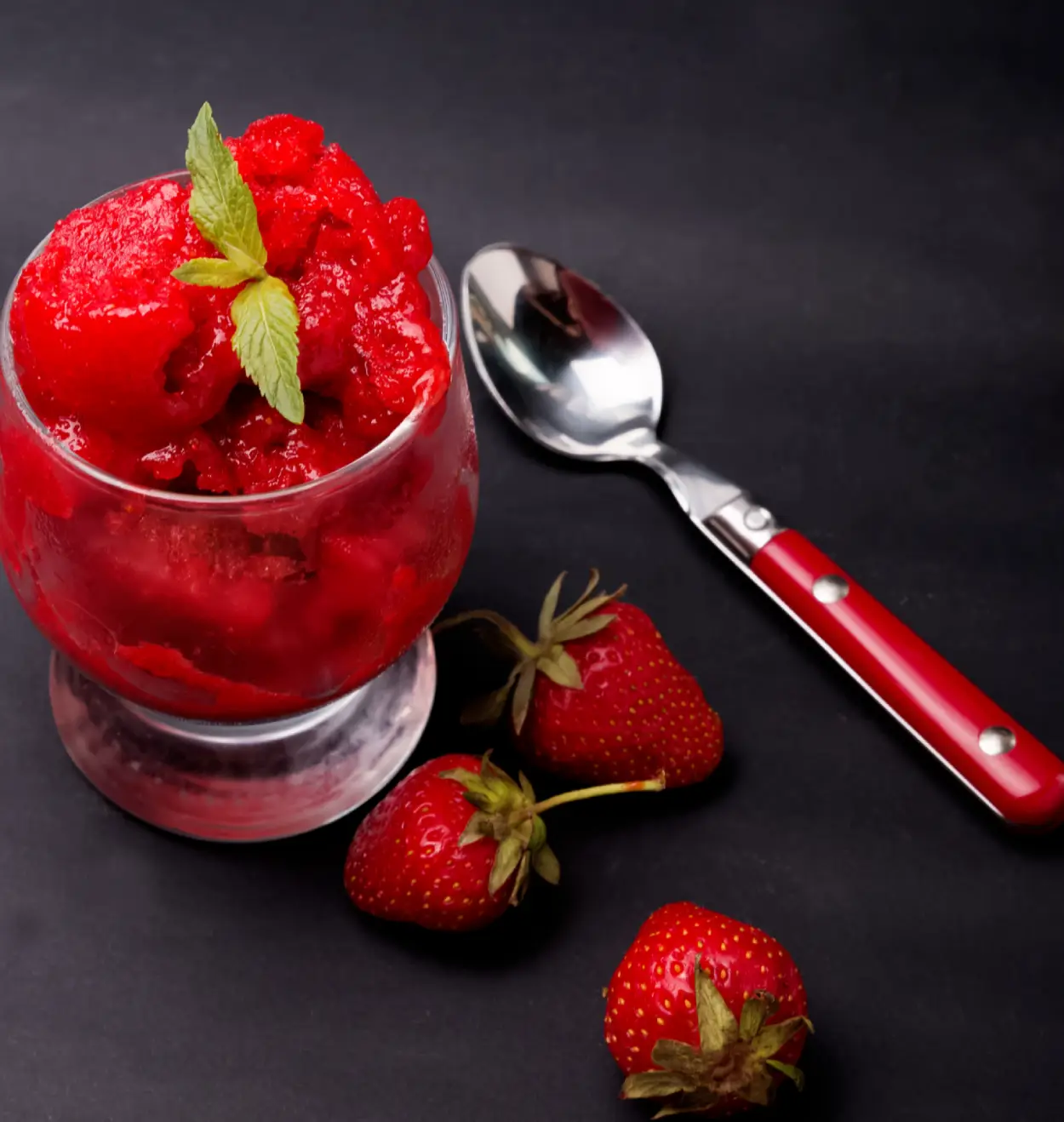 Sorbet aux Fraises Thermomix