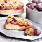 tarte aux prunes et crumble aux épices