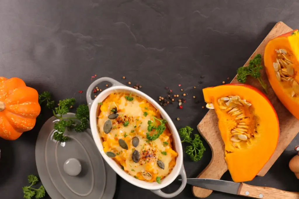 butternut gratinée au four