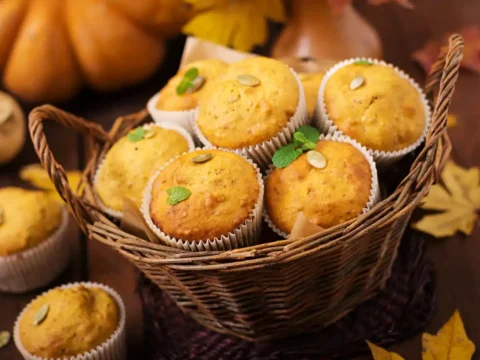 Muffins au Butternut et Fromage