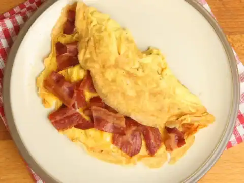 Omelette aux lardons