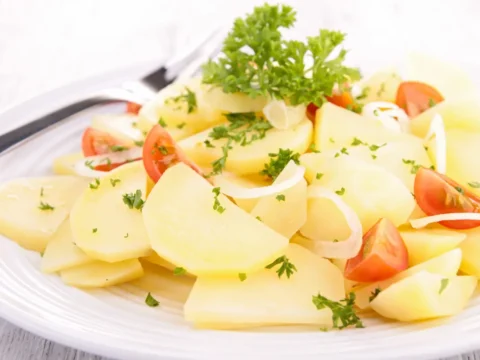 salade pommes de terre vinaigrette persil