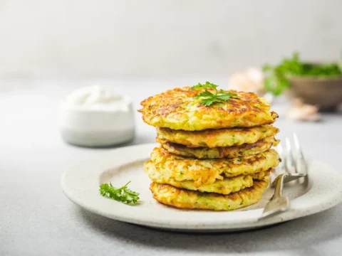 Galette courgette parmesan