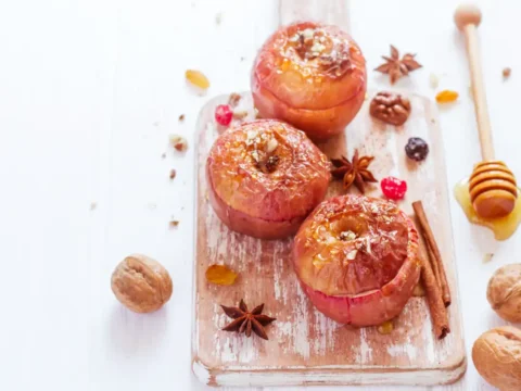 pomme au four miel