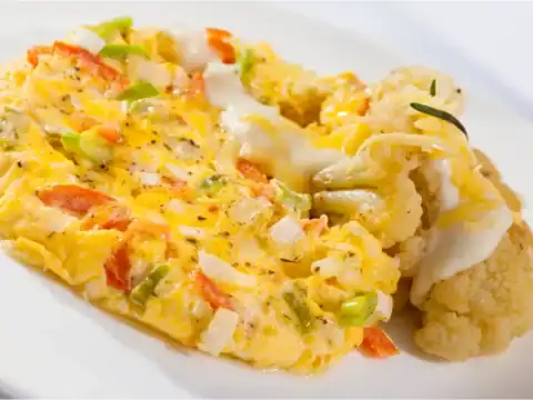 omelette au chou-fleur