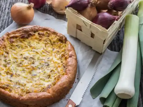 Tarte à l’oignon rapide